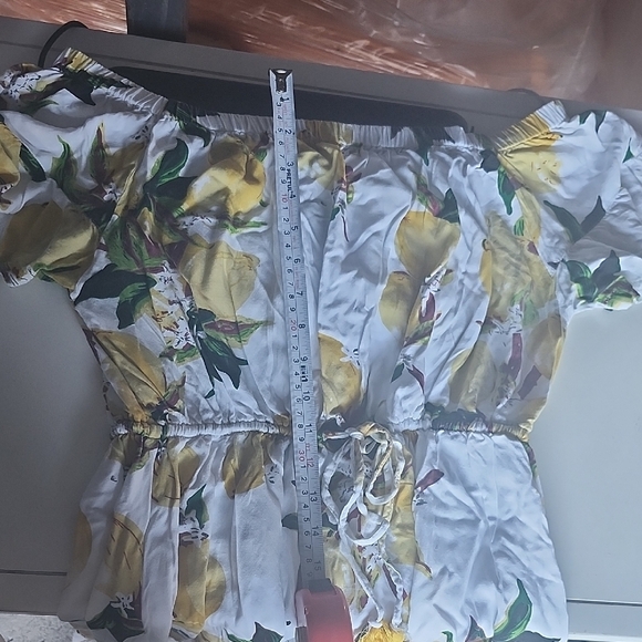 Blue Island Floral Off-Shoulder Dress - Picture 9 of 9